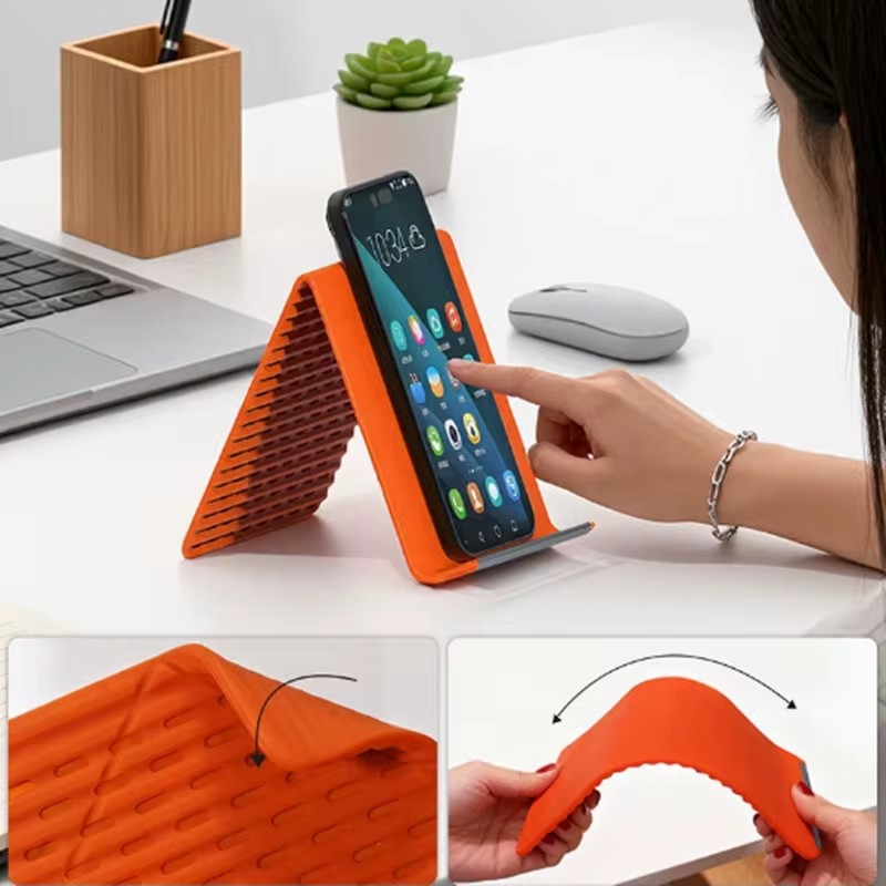 Office Furniture - حامل هاتف مرن قابل للطي من