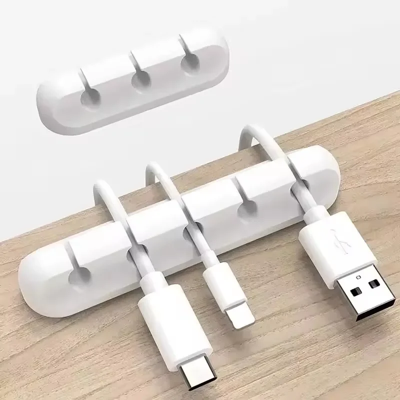 Desk Accessories - منظم كابلات USB من السيليكون، حلقة