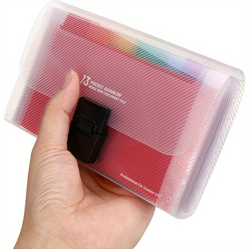 منظم الملفات الموسع مقاس A6 مك - مراجعة Expandable Accordion File Folder 13 Pockets وسعره
