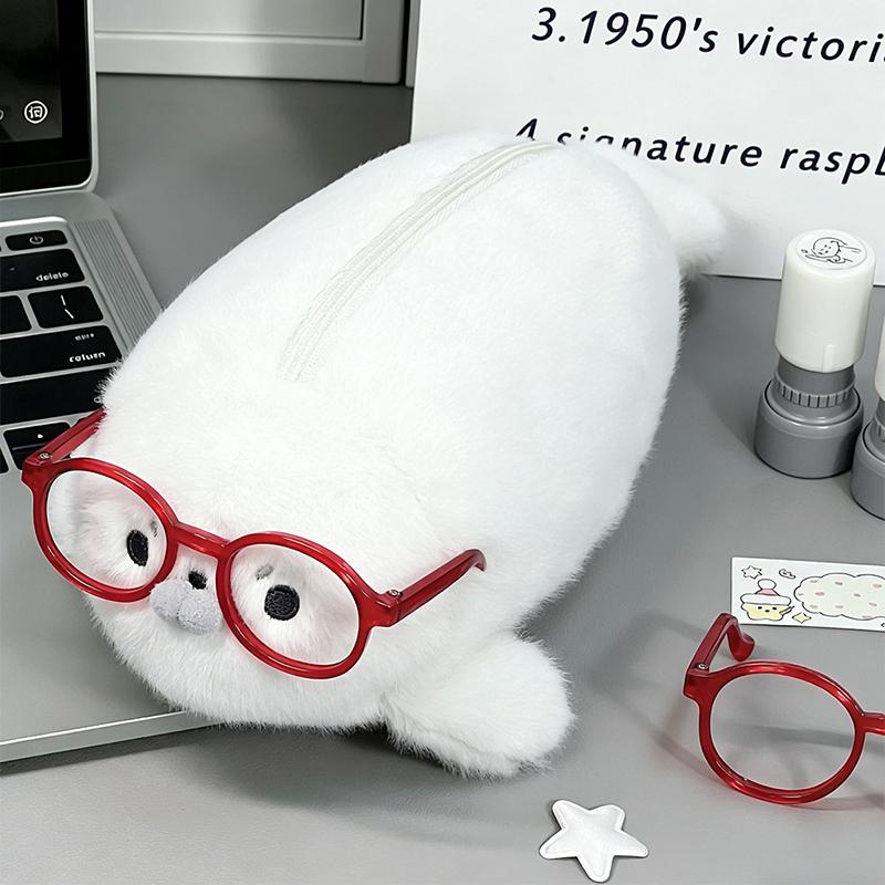 حقيبة أقلام رصاص على شكل دمية، - مراجعة Aesthetic Large Pencil Case Pouch وسعره