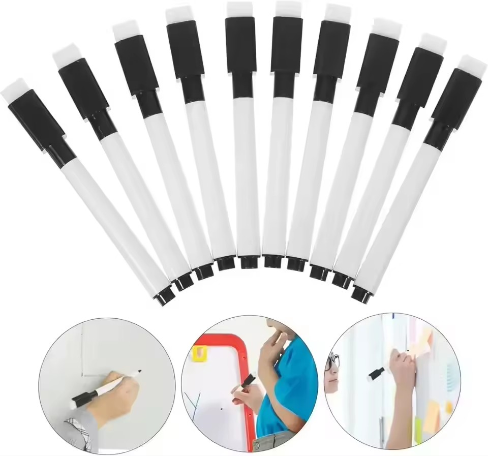 أقلام ماركر مغناطيسية سوداء لل - مراجعة School Supplies وسعره