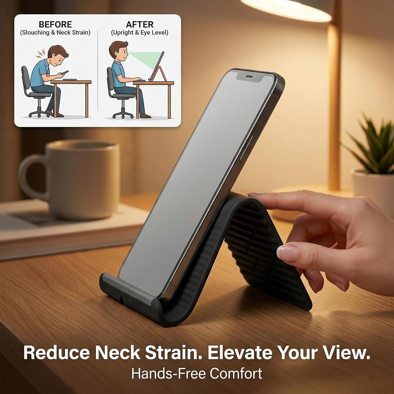 حامل هاتف مرن قابل للطي من الس - مراجعة Office Furniture وسعره