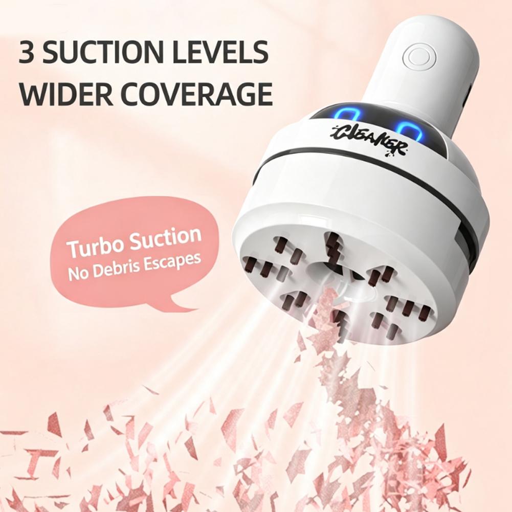 مكنسة كهربائية صغيرة محمولة بت - مراجعة Mini Desktop Vacuum Cleaner For Eraser Dust وسعره