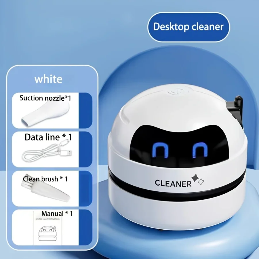 مكنسة كهربائية صغيرة محمولة لل - مراجعة Mini Desktop Vacuum Cleaner For Eraser Dust وسعره